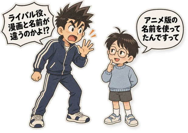 ファミコン大図鑑オリジナルキャラクターの掛け合い